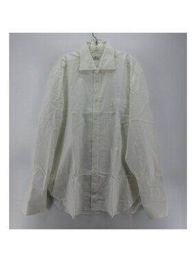 Luigi Borrelli Shirt 17 Button Up Dress Shirt French Cuffs Italy NEW